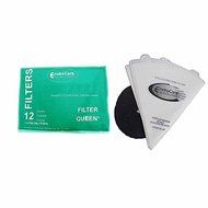 Filter Queen 12 Cones and 2 Filter Majestic Filter Queen Vacuum Bags # 5404001800, 200