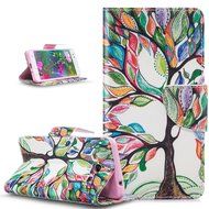 Galaxy J3 Pro Case,Galaxy J3 Pro Cover,ikasus Colorful Painted PU Leather Flip Wallet Pouch Stand Credit Card... N14