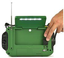 Kaito KA600L 5-Way Powered Emergency AM/FM/SW NOAA Weather Alert Radio with Solar,Dynamo Crank,Flashlight and... N14