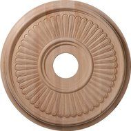 Ekena Millwork CMW20BERO 20-Inch OD x 1 3/4-Inch P Carved Berkshire Ceiling Medallion, Red Oak by Ekena Millwork