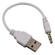 3.5mm Male AUX Audio Plug Jack to USB 2.0 Converter Cable Cord Apple Ipod MP3 Audio Cable Line N2