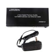 J-Tech Digital(Receiver Only) Hdmi Extender Over Tcp/ip Ethernet/over Single Cat5e/cat6 Cable 1080p with IR Remote... N9