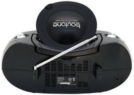 Boytone BT-6B CD Boombox Black Edition Portable Music System with CD Player &amp; USB/SD/MMC Slot, Digital FM Radio... N6