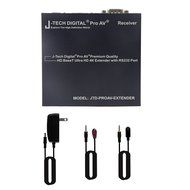 J-Tech Digital(Receiver Only) Hdmi Extender Over Tcp/ip Ethernet/over Single Cat5e/cat6 Cable 1080p with IR Remote... N16
