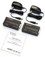 J-Tech Digital(Receiver Only) Hdmi Extender Over Tcp/ip Ethernet/over Single Cat5e/cat6 Cable 1080p with IR Remote... N18