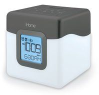 iHome iBT28GC Bluetooth Color Changing Dual Alarm Clock FM Radio with USB Charging N6