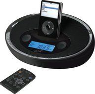 iLive ICR6307DTBLK iPod Docking System with Digital Tune AM/FM Stereo Dual Alarm Clock Radio with Remote Control...