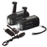 The Friendly Swede Emergency Solar Dynamo Hand Crank Radio, Smart Phone Charger and Flashlight with AM/FM/NOAA... N10