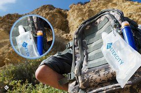 Etekcity 2Pack Portable 1500L Emergency Camping Water Filter, 3-stage filtration , 0.01 Micron, Survival Kit Supplies N3