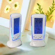 Dictac Multifunctional Music Alarm Birthday Reminding LED Digital Clock Time Calendar with Blue LED Backlight... N4