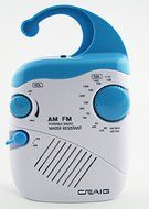 Craig Am/Fm Splash Proof Shower Radio N2