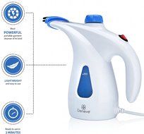 Portable Garment Steamer - Handheld Clothes Fabric Steam Iron for Professional Travel or Home - Quick Heating... N8