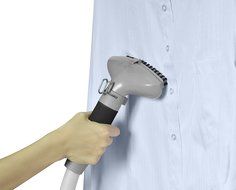 SALAV GS45-DJ Orange Professional Series Dual Bar Garment Steamer with Foot Pedals N19