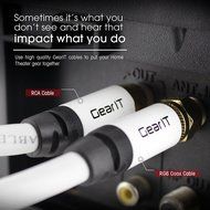 GearIt Digital Audio/Video (25 Feet/7.5 Meters)UL CL2 RG-6 F Type Gold Plated Coaxial Cable Connectors, White N4