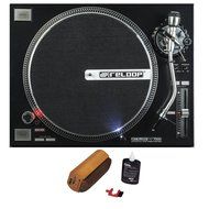 Reloop RP-7000 Quartz Driven DJ Turntable with Upper-Torque Direct Drive, Black with RCA D4+ Vinyl Record Cleaning... N3