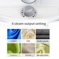 Summer Promotion Kazoo 1600 ml Professional Garment Clothes Fabric Dual Bar Steamer Portable Wrinkle Remover Iron... N8