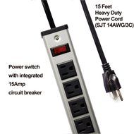 Bestten 10 Outlet All-In-One Surge Protector Power Center with 2 USB Ports (3.1A Total) and Phone / Ethernet /... N10