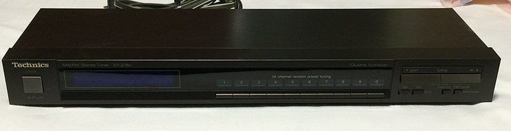 Technics ST-Z780 AM/FM Stereo Tuner Quartz Synthesizer 24 Channel Preset Tuning