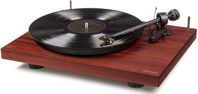Crosley C10A-NA Hardwood Turntable with Low Vibration Synchronous Motor, Natural N6