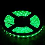 TOP YAO 16.4ft 3528 120led/m SMD Flexible Ribbon 600 LED 9.6w/m Waterproof Cuttable Strip Light for Home Party... N23