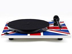 Rega RP1 Union Jack Turntable with Performance Pack Bundled with RCA RD-1006 Discwasher System FREE (Limited Time) N3