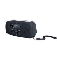 OUTERDO Dynamo Emergency Radio Solar Hand Crank Self Powered AM/FM/NOAA/WB Weather Radio, LED Flashlight,Phone... N18
