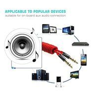 nkomax 3.5mm Gold Plated Premium Auxiliary Male To Male AUX Cable Suitable for iPad, iPhone, iPod, MP3 players... N11