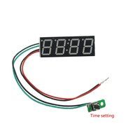 Ximico Adjustable 0.56&quot; Green LED Sign Electronic Digital Clock Display 4 Digits Car Vehicles 12V/24V Battery... N5