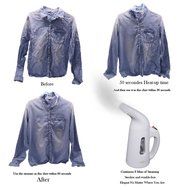 Handheld Garment Steamer, Sweet Mall Portable Travel Mini Frabic Clothes Steamer, 60S Warmup Time, Wrinkle Free... N6