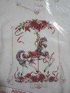 Dimensions Iron-On Transfer (Christmas Carousel by Toni Baley) N2