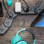 Quirky PPVPM-BK01 Pivot Power Media N3