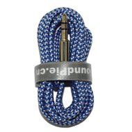 SoundPie 3.5mm Nylon Braid Contrast Color ShoeLace Auxiliary Audio Cable (5ft / 1.5m) AUX Cable for Headphones... N30