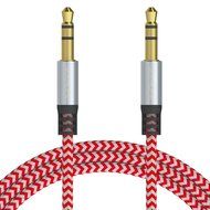 SoundPie 3.5mm Nylon Braid Contrast Color ShoeLace Auxiliary Audio Cable (5ft / 1.5m) AUX Cable for Headphones... N33