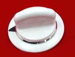 Dryer Knob, White, for General Electric, Hotpoint AP3995088, PS1482197, WE1M654 N2
