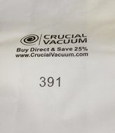 Crucial Vacuum 3 Nutone 391 Allergen Vacuum Bags Fits Nutone Central Vacuum Models: CV350, CV352, CV353, CV450... N2