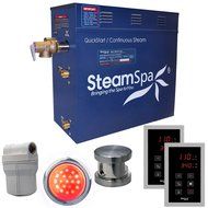 Steam Spa RYT1200CH Royal 12 KW Quick Start Acu-Steam Bath Generator Package, Chrome N5