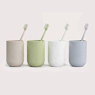 MuLuo Travel Toothbrush Plain Anti-fur Clean Mouth Bleeding Mouthguard Couple white N7
