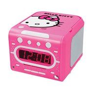 Hello Kitty AM/FM Stereo Alarm Clock Radio with Top Loading CD Player N2