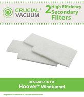 2 Hoover WindTunnel Secondary Filters Fit Hoover Tempo Widepath and Fold Away Vacuum Cleaners; Compare to Hoover...