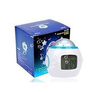 Momberoo Music Starry Star Sky Digital Led Projection Alarm Clock Calendar Thermometer N4