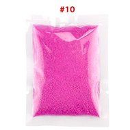 CHRWANG Distinctive 1 Bag x 10g Phosphorescent Glow-in-the-Dark Sand Particles 6# Green N5