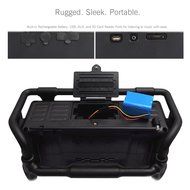 Pyle Industrial BoomBoX Bluetooth Stereo Speaker, Rugged Water-Resistant Radio Boom Box, Rechargeable Battery,... N9