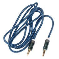 Smays Nylon Braided 4-Pole 3.5mm Male to Male Stereo AUX Extension Cable for Vehicle and Audio Equipment (5 Feet... N3