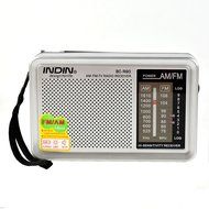 STree BC-R90 Portable AM FM Radio Receiver Built-in Speaker with Telescopic Antenna, Silver N6