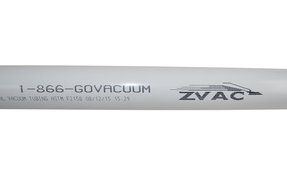 Central Vacuum Pipe Tubing 56.5&quot; Central Vac Built in Vacuum Pipe by ZVac Works With Nutone, Beam, Vacuflo, Dirt... N10