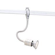 Nora Lighting NRS11-302S Ives Gooseneck Track Monorail Head by Nora Lighting