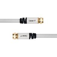 GearIt Digital Audio/Video (25 Feet/7.5 Meters)UL CL2 RG-6 F Type Gold Plated Coaxial Cable Connectors, White N6