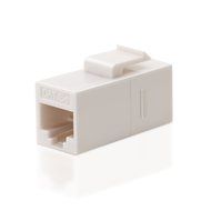 CAT5e Keystone Coupler,VCE (5-PACK) RJ45 Female to Female Insert Coupler UTP CAT5e Keystone inline Coupler -White N3