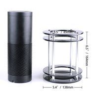 Stable Mount Stand for Amazon Echo Speaker - Protective Accessories (Clear Black) N8