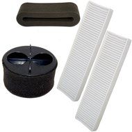 HQRP Filter Kit for Bissell CleanView II Plus Bagless Vacuum 3576-6, 3576M, 3574-1 Cleaner + HQRP Coaster